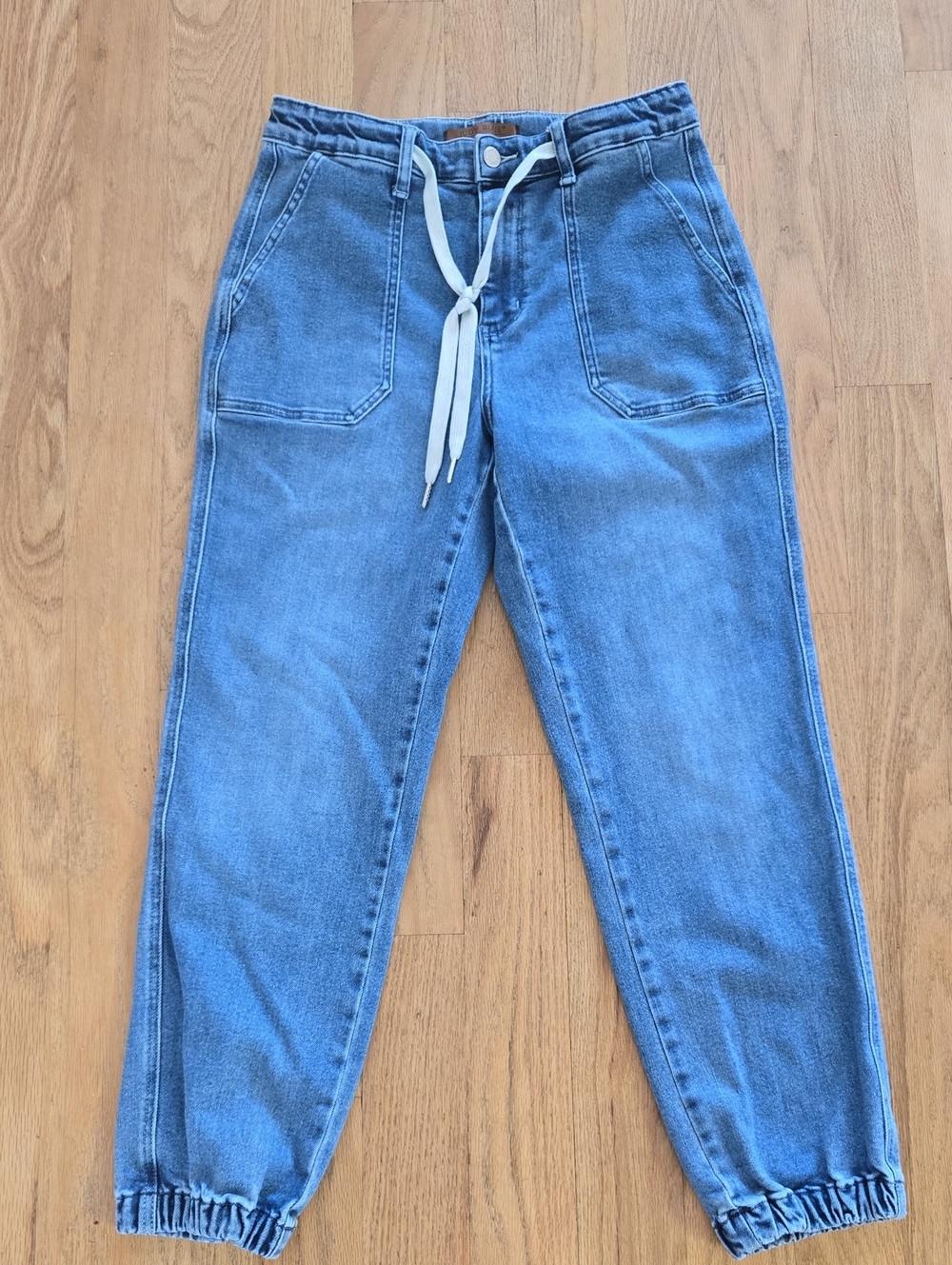 Judy Blue Women's Drawstring High Waisted Jogger Jeans